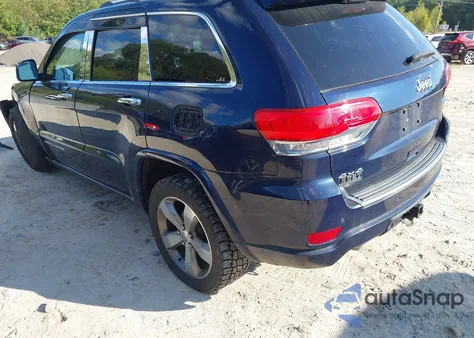 2015 Jeep Grand Cherokee Overland z USA, uszkodzony, nr VIN 1C4RJFCG9FC150292